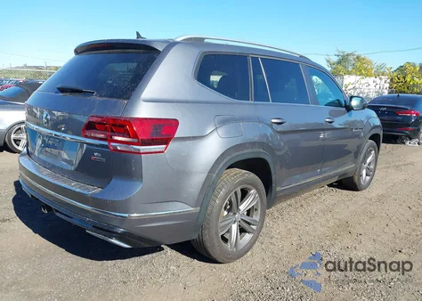2019 Volkswagen Atlas 3.6L V6 Se W/Technology R-Line из США, поврежденный, VIN 1V2XR2CA2KC581697